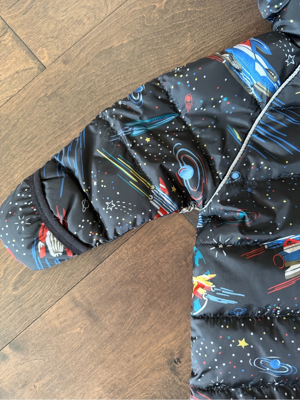 Hanna Andersson Space-Print Snowsuit - Picture 2 of 8